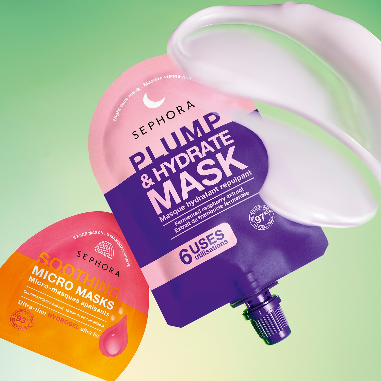 MASCARILLA FACIAL DE NOCHE (MASCARILLA TEXTURA GEL-CREMA ENVOLVENTE HIDRATANTE)
